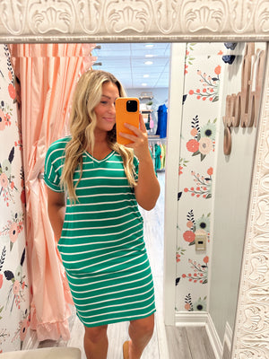 Comfy Style Striped Dress
