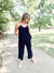 Find The Time Sleeveless Black Jumpsuit