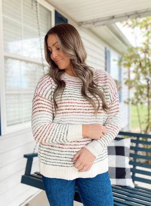 Keep on Lovin’ Striped Sweater