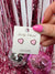 Mini Pink Heart Earrings