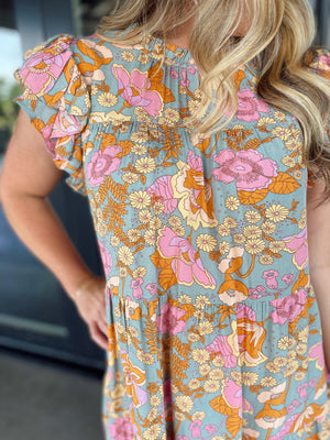 On The Coast Floral Dress