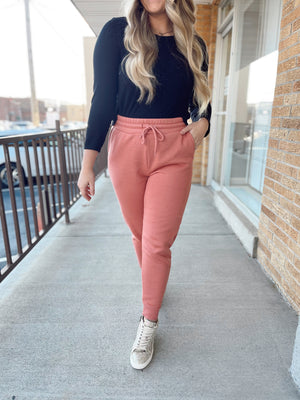 On The Road Ash Rose Joggers