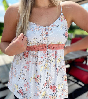 Totally You Floral Tank Top