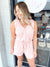 Ready To Go Pink Sleeveless Romper