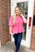 Destiny Daydream Hot Pink Tiered Top