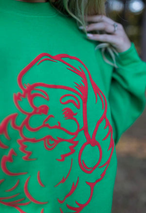 Santa Puff Ink Sweatshirt