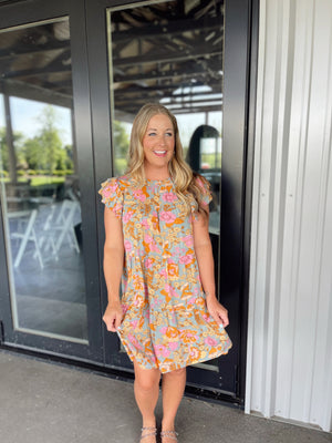 On The Coast Floral Dress
