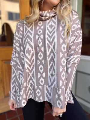 Pave Your Own Way Aztec Top