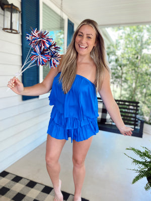 Stay Cool Royal Blue Romper