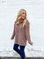 Stay For Hours Soft Brown Pullover