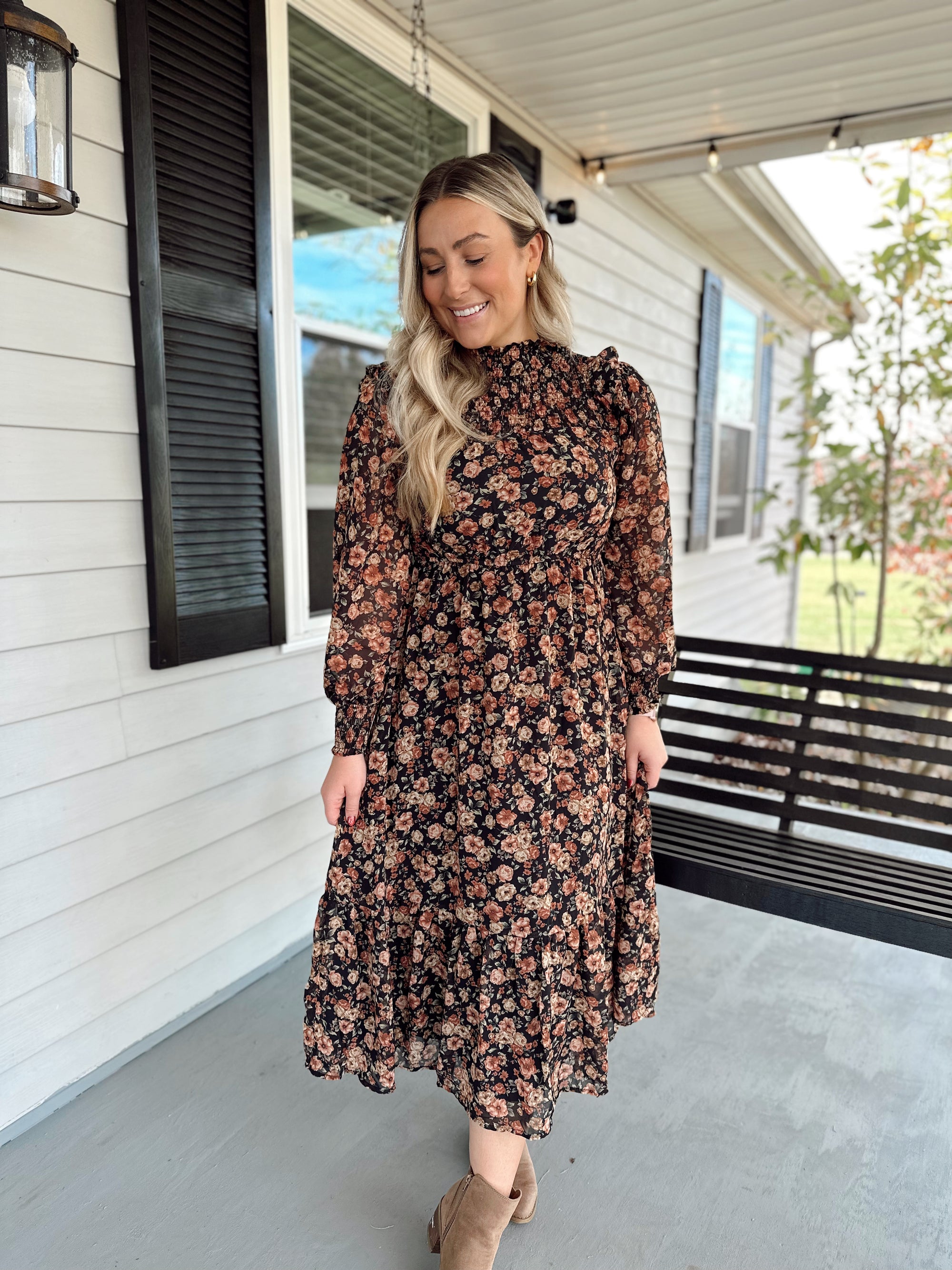 Stunning Arrival Floral Maxi Dress