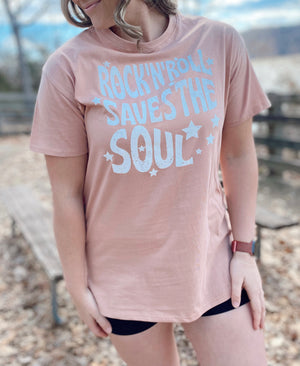 Rock N Roll Saves The Soul Graphic Tee