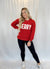Simply Southern Red Merry Crewneck